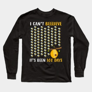 I Can_t Believe It_s Been 100 Days Teacher Boy Girl Gift Shirt Long Sleeve T-Shirt